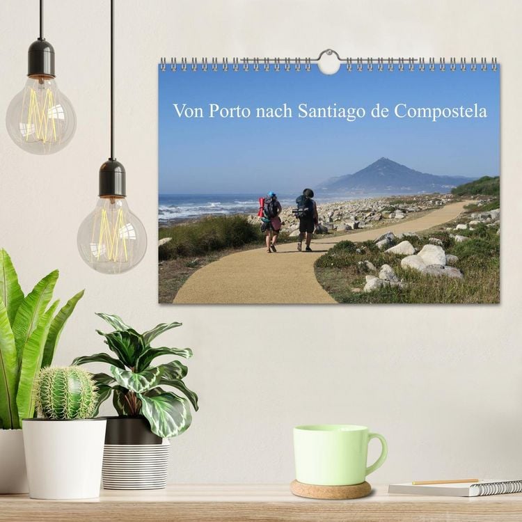 Produktbild: Von Porto nach Santiago de Compostela (Wandkalender 2026 DIN A4 quer), CALVENDO Monatskalender