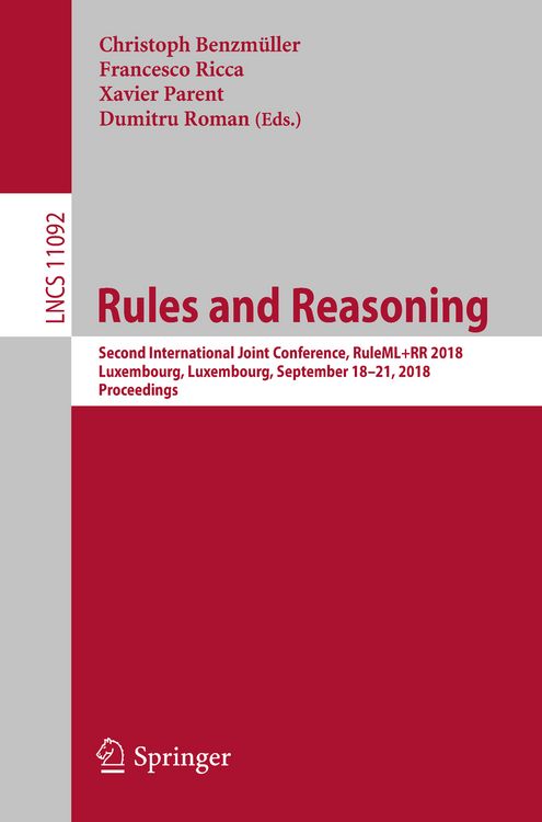Produktbild: Rules and Reasoning
