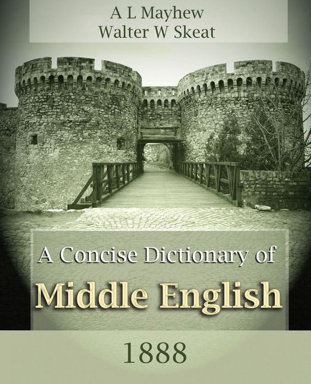 Produktbild: A Concise Dictionary of Middle English (1888)
