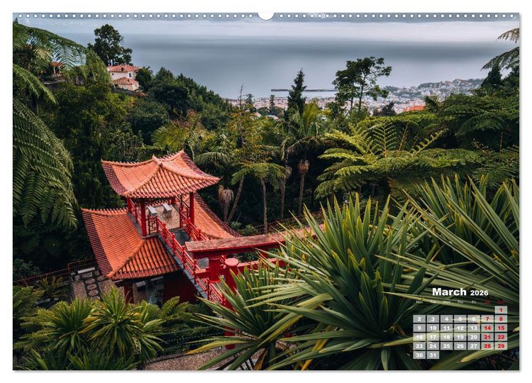 Produktbild: Madeira Island - Portugal (Wall Calendar 2026 DIN A2 landscape), CALVENDO 12 Month Wall Calendar