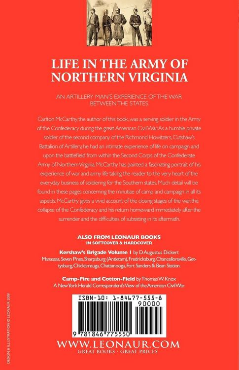 Produktbild: Life in the Army of Northern Virginia