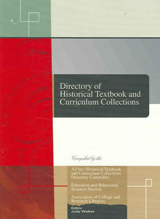 Produktbild: Directory of Historical Textbook And Curriculum Collections