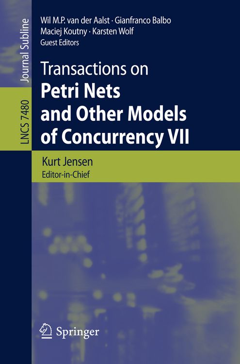 Produktbild: Transactions on Petri Nets and Other Models of Concurrency VII