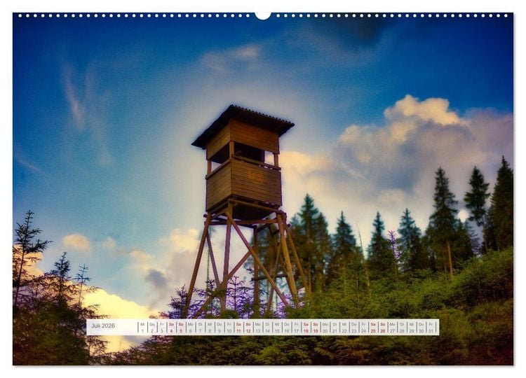 Produktbild: Die Sch&ouml;nheit des Th&uuml;ringer Waldes (Wandkalender 2026 DIN A2 quer), CALVENDO Monatskalender