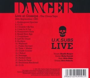 Produktbild: Danger-Live (The Chaos Tape)