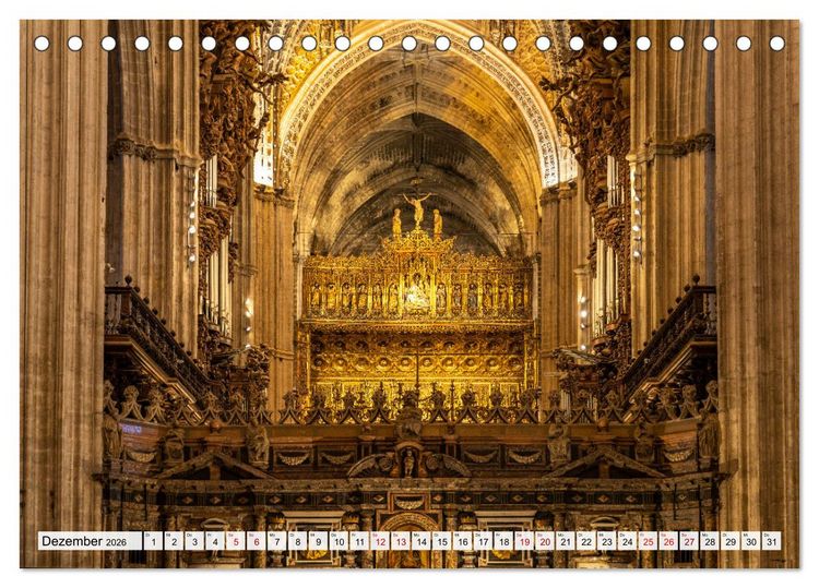 Produktbild: Andalusien - Sevilla (Tischkalender 2026 DIN A5 quer), CALVENDO Monatskalender