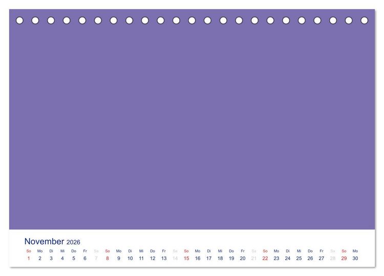 Produktbild: Farbiger Bastelkalender (Tischkalender 2026 DIN A5 quer), CALVENDO Monatskalender