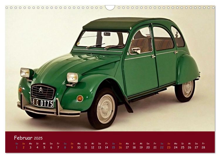 Produktbild: Citroen 2 CV Kult um die Ente (Wandkalender 2025 DIN A3 quer), CALVENDO Monatskalender