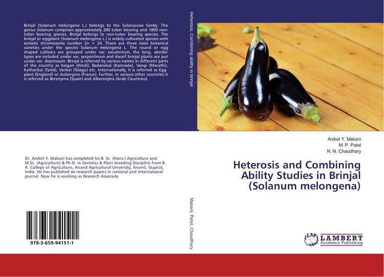 Produktbild: Heterosis and Combining Ability Studies in Brinjal (Solanum melongena)