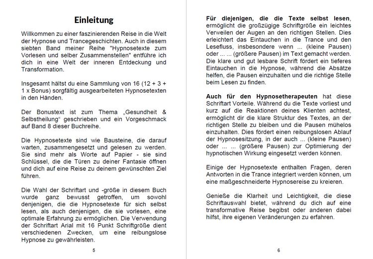 Produktbild: Hypnosetexte zum Vorlesen und selber Zusammenstellen 7