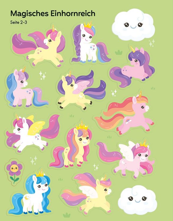 Produktbild: Cute Things - Mein Stickertraum: Einh&ouml;rner