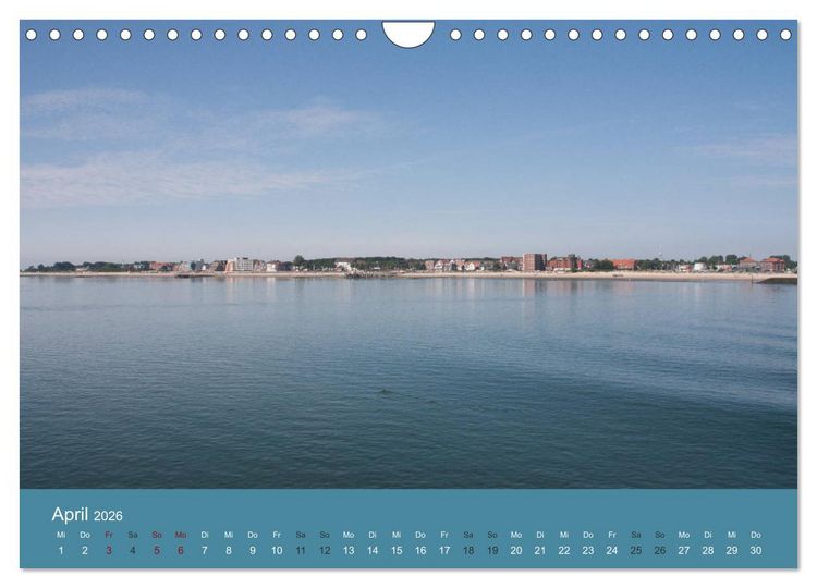 Produktbild: F&ouml;hr 2026. Portr&auml;t einer Insel (Wandkalender 2026 DIN A4 quer), CALVENDO Monatskalender