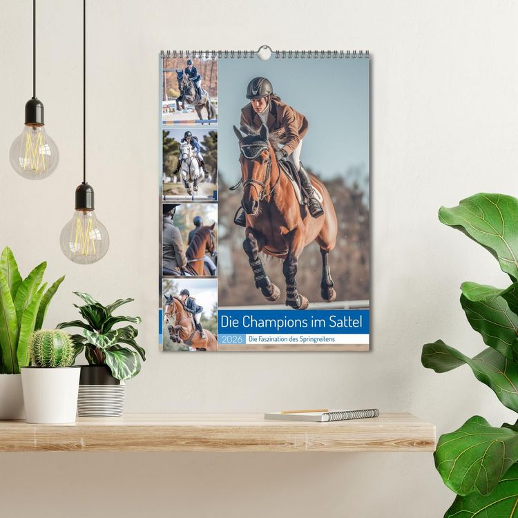 Produktbild: Die Champions im Sattel (Wandkalender 2026 DIN A3 hoch), CALVENDO Monatskalender