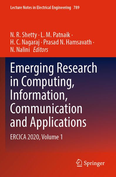 Produktbild: Emerging Research in Computing, Information, Communication and Applications