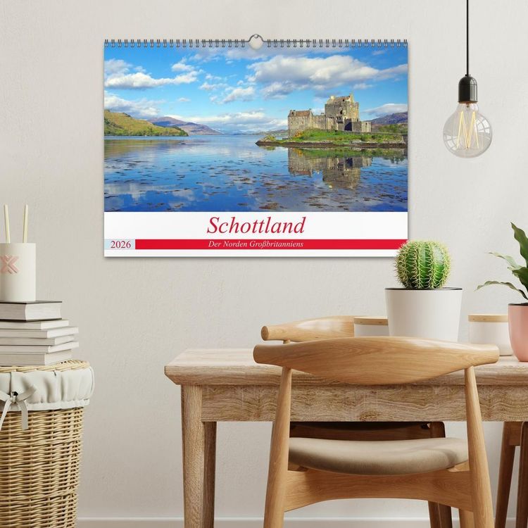 Produktbild: Schottland - Der Norden Gro&szlig;britanniens (Wandkalender 2026 DIN A3 quer), CALVENDO Monatskalender