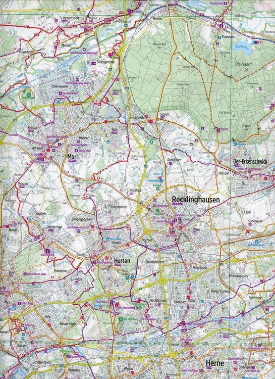 Produktbild: Radkarte Ruhrgebiet (RK-NRW04)