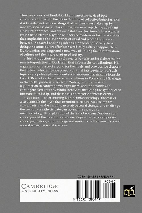 Produktbild: Durkheimian Sociology