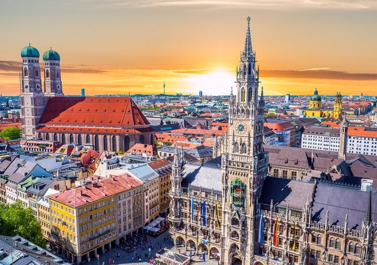 Produktbild: Lais Puzzle M&uuml;nchen bei Sonnenuntergang 1000 Teile