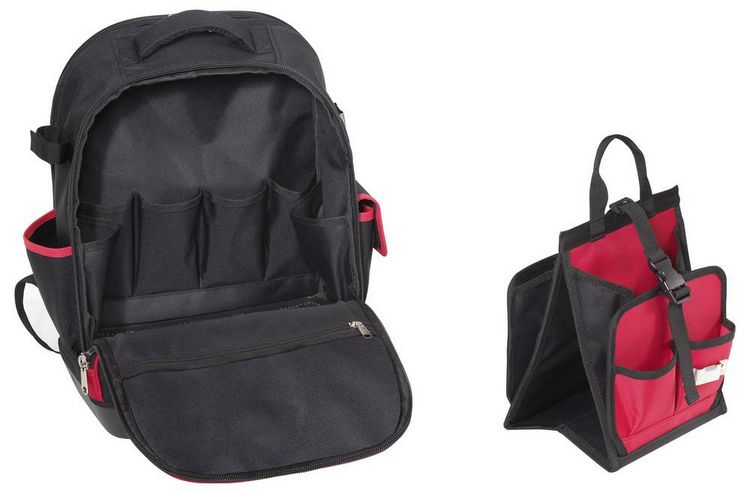 Produktbild: TOOLCRAFT TO-10207233 Werkzeugrucksack unbest&uuml;ckt (B x H x T) 35 x 45 x 23cm