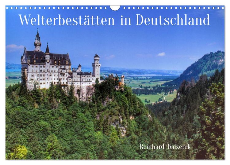 Produktbild: Welterbest&auml;tten in Deutschland (Wandkalender 2026 DIN A3 quer), CALVENDO Monatskalender