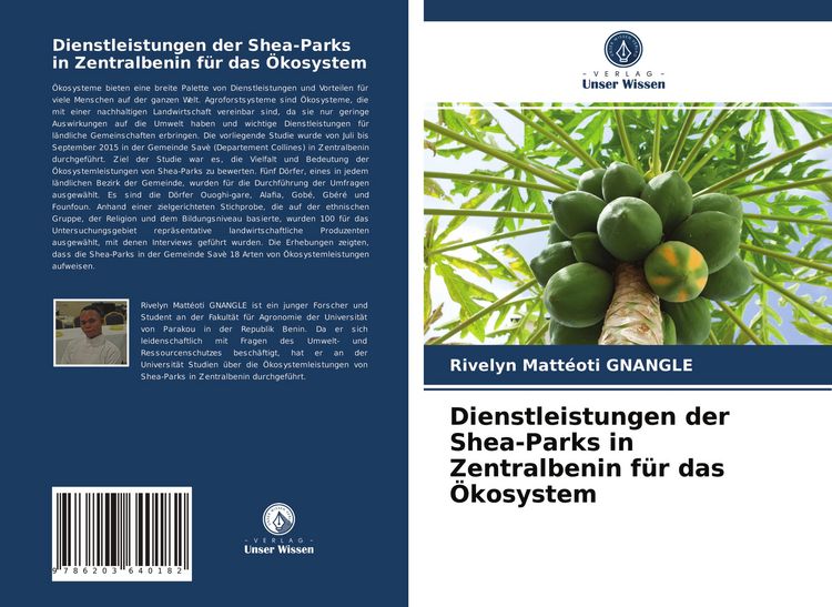 Produktbild: Dienstleistungen der Shea-Parks in Zentralbenin f&uuml;r das &Ouml;kosystem