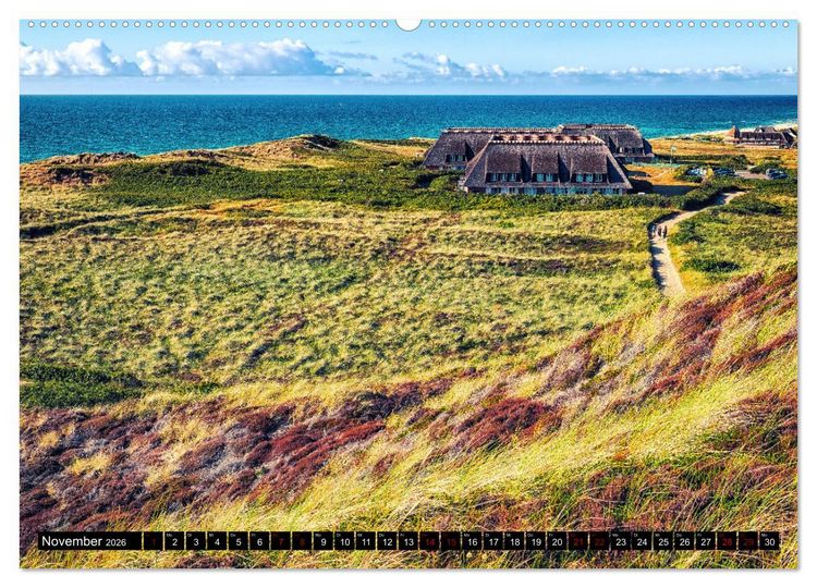 Produktbild: Sylt - Das nordfriesische Ereignis (Wandkalender 2026 DIN A2 quer), CALVENDO Monatskalender