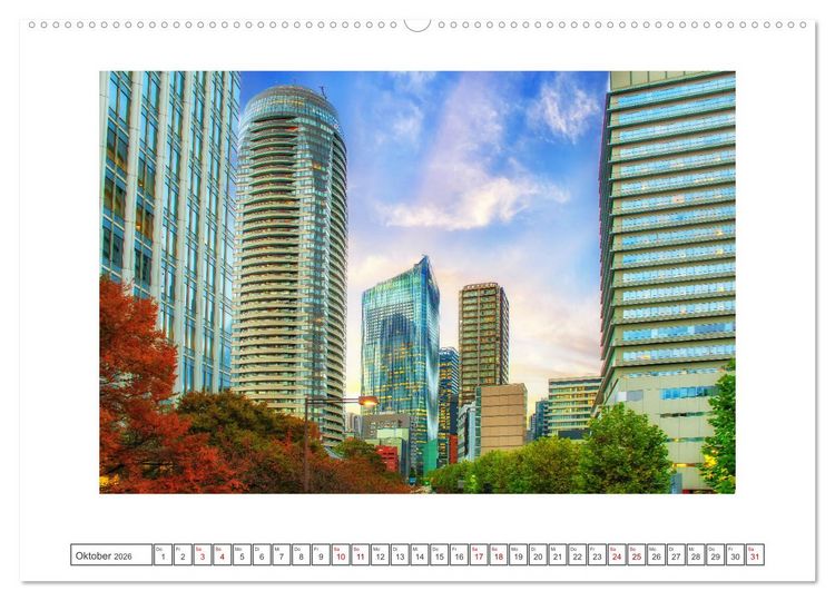 Produktbild: Tokio - Tradition und Moderne (hochwertiger Premium Wandkalender 2026 DIN A2 quer), Kunstdruck in Hochglanz
