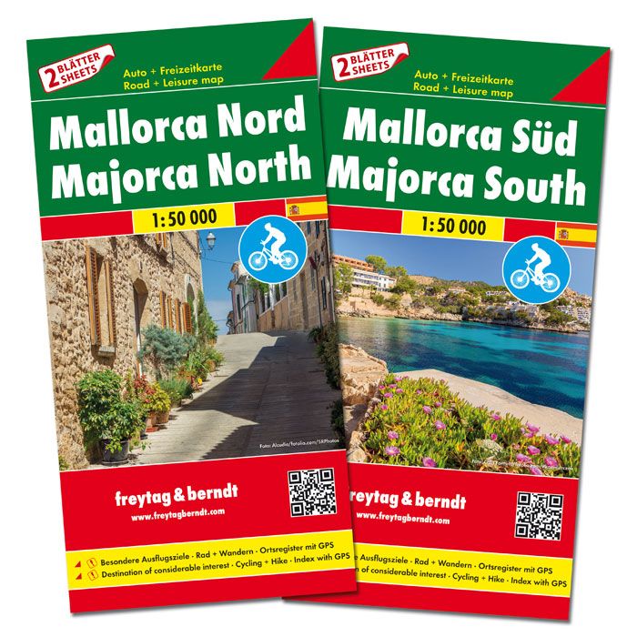 Bild vom Artikel Mallorca Nord und Süd, Set, Autokarte 1:50.000 vom Autor Freytag-Berndt und Artaria KG