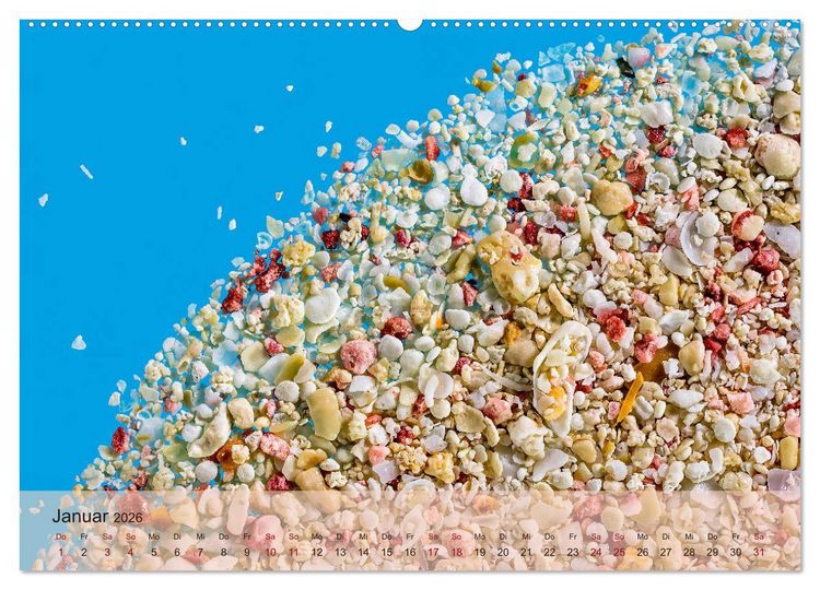 Produktbild: rosaroter korallensand (Wandkalender 2026 DIN A2 quer), CALVENDO Monatskalender