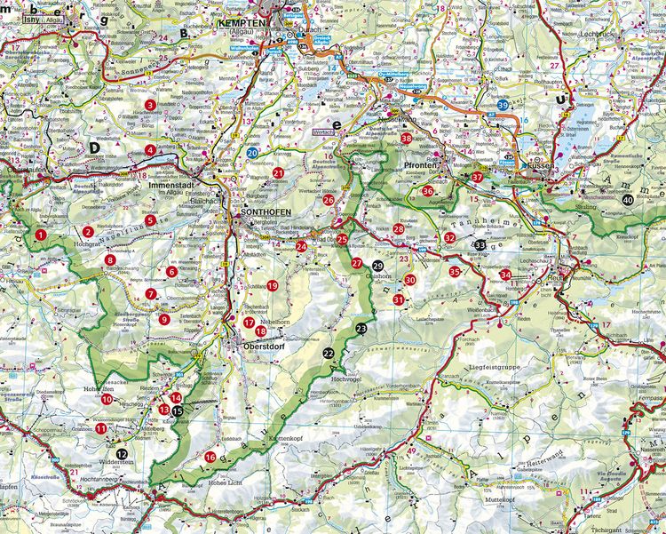 Produktbild: Panoramawege und Aussichtsberge Allg&auml;u