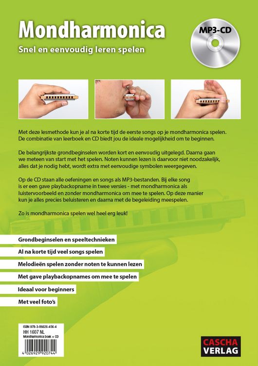 Produktbild: Mondharmonica - Snel en eenvoudig leren spelen + MP3-CD