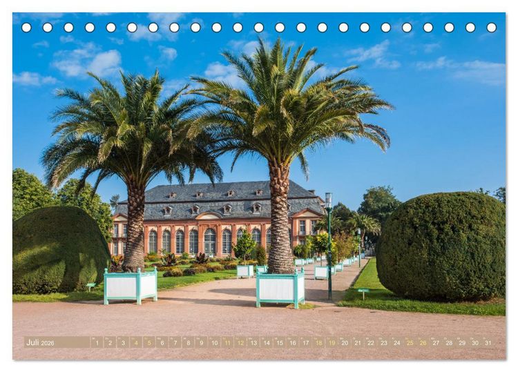 Produktbild: Darmstadt im Licht (Tischkalender 2026 DIN A5 quer), CALVENDO Monatskalender