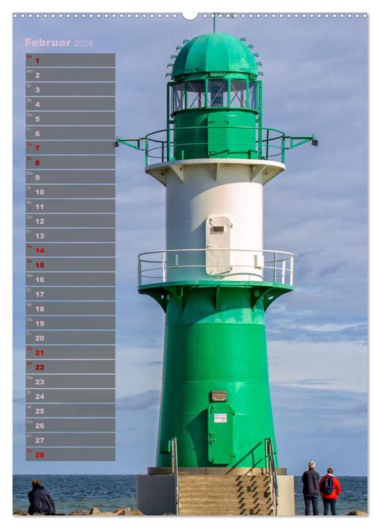 Produktbild: Ostsee Tour Deutschland - maritime Highlights (hochwertiger Premium Wandkalender 2026 DIN A2 hoch), Kunstdruck in Hochglanz