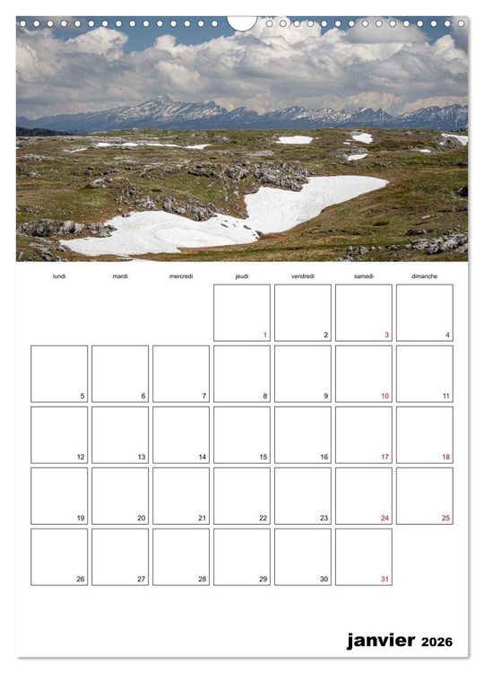 Produktbild: Le sud du Vercors, paysages (Calendrier mural 2026 DIN A3 horizontal), CALVENDO calendrier mensuel