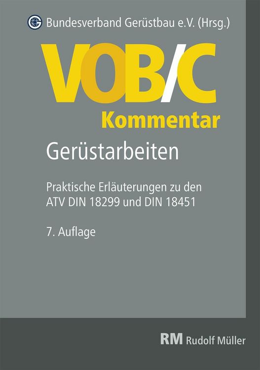 Produktbild: VOB/C Kommentar - Ger&uuml;starbeiten - E-Book