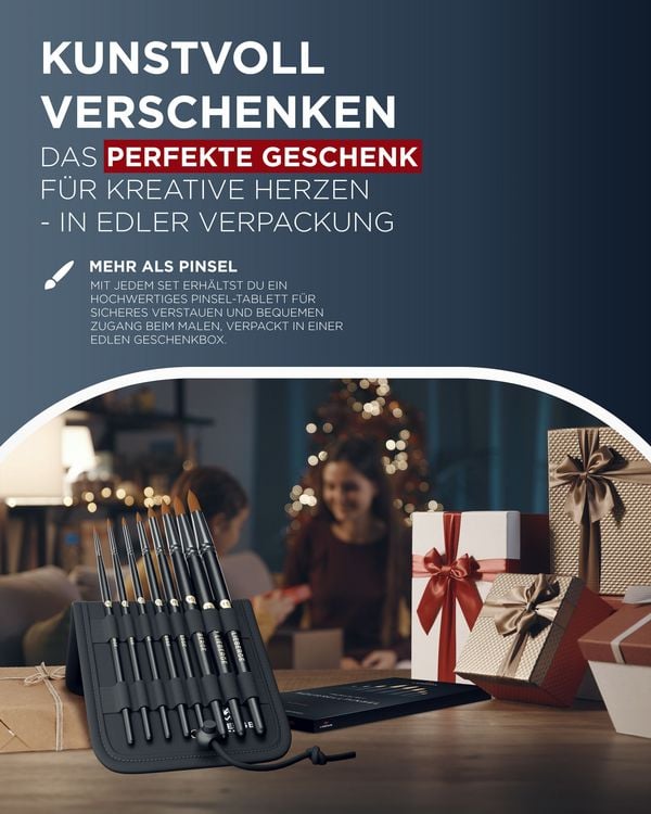 Produktbild: LIEBERGE Aquarellpinsel &brvbar; 8 Pinsel