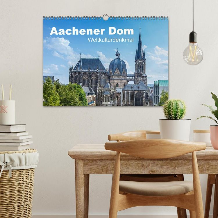 Produktbild: Aachener Dom - Weltkulturdenkmal (Wandkalender 2026 DIN A3 quer), CALVENDO Monatskalender