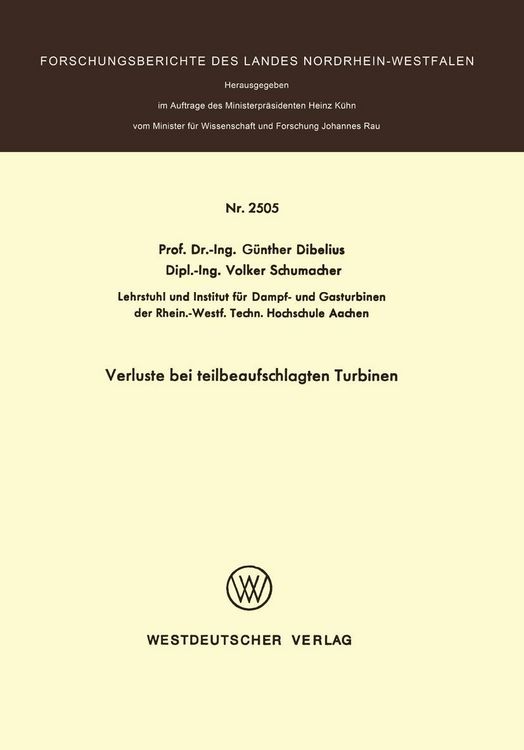 Produktbild: Verluste bei teilbeaufschlagten Turbinen