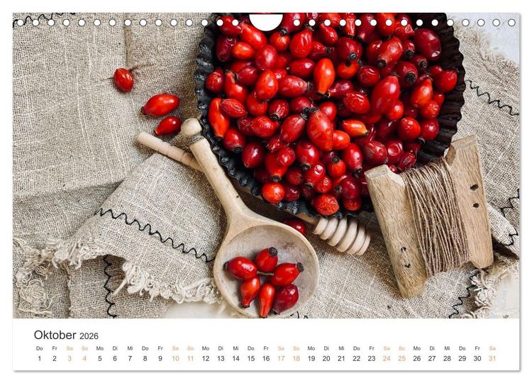 Produktbild: K&uuml;chenkalender - lecker durch dieses Jahr (Wandkalender 2026 DIN A4 quer), CALVENDO Monatskalender