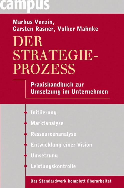 Produktbild: Der Strategieprozess