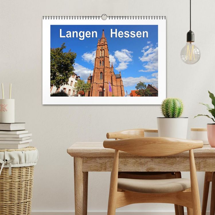 Produktbild: Langen - Hessen (Wandkalender 2026 DIN A3 quer), CALVENDO Monatskalender