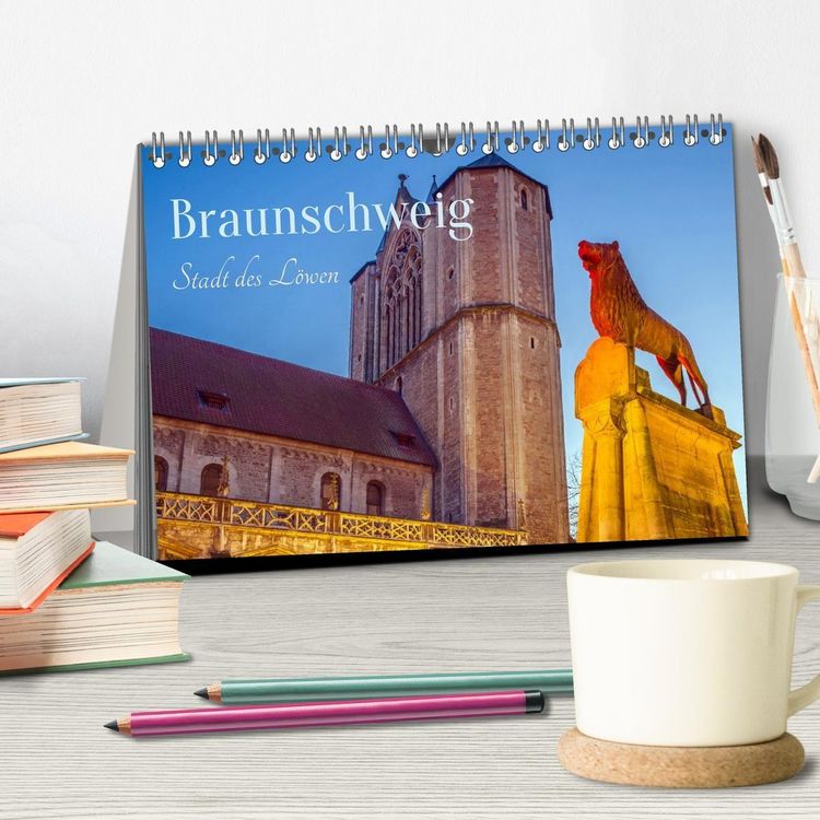 Produktbild: Braunschweig - Stadt des L&ouml;wen (Tischkalender 2027 DIN A5 quer), CALVENDO Monatskalender