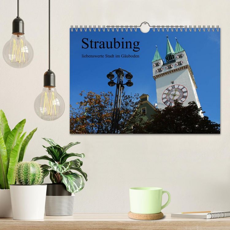 Produktbild: Straubing, liebenswerte Stadt im G&auml;uboden (Wandkalender 2026 DIN A4 quer), CALVENDO Monatskalender