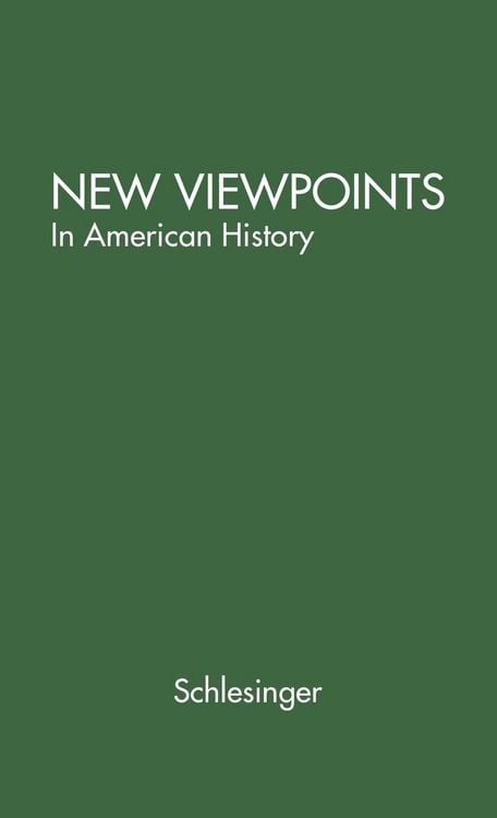 Produktbild: New Viewpoints in American History.