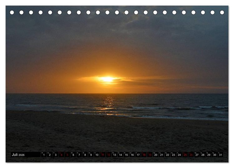 Produktbild: Entlang der Nordseek&uuml;ste (Tischkalender 2026 DIN A5 quer), CALVENDO Monatskalender