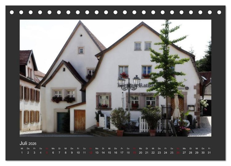 Produktbild: Kulmbach (Tischkalender 2026 DIN A5 quer), CALVENDO Monatskalender