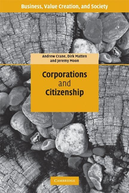 Produktbild: Corporations and Citizenship