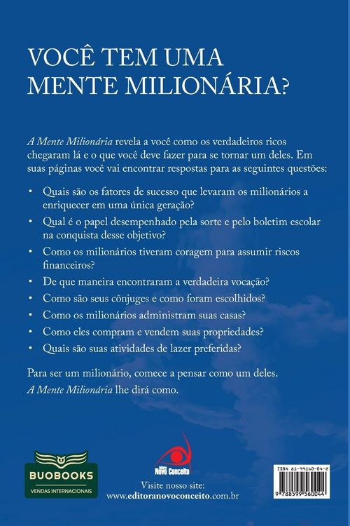 Produktbild: A Mente Milion&aacute;ria (Sem segredos)