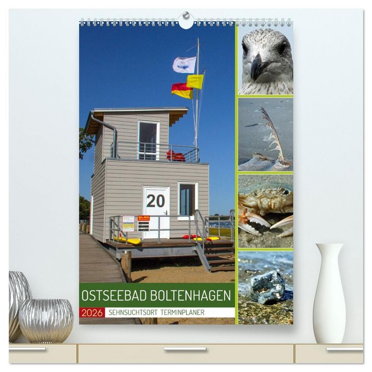 Produktbild: Sehnsuchtsort Ostseebad Boltenhagen (hochwertiger Premium Wandkalender 2026 DIN A2 hoch), Kunstdruck in Hochglanz