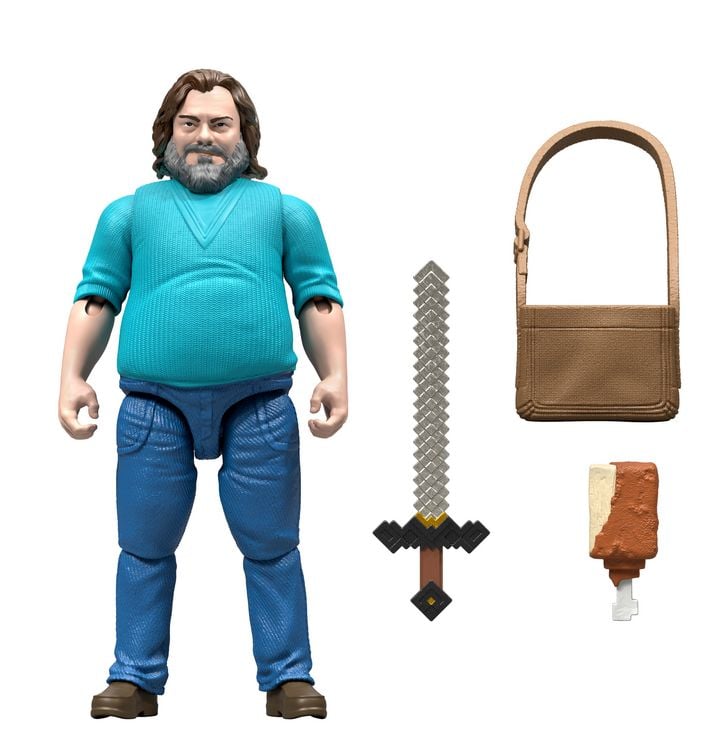 Produktbild: Minecraft Steve Actionfigur und Zubeh&ouml;r, 10 cm gro&szlig;es Spielset, inspiriert von Ein Minecraft Film&ldquo;